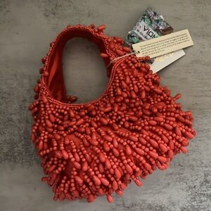 Viral TikTok Coral Beaded bag